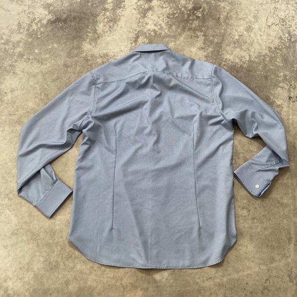 Wrk Shirt Mens Size 17 Button Down 4 Way Stretch Blue‎ Work Rest Karma Comfort - Picture 5 of 10